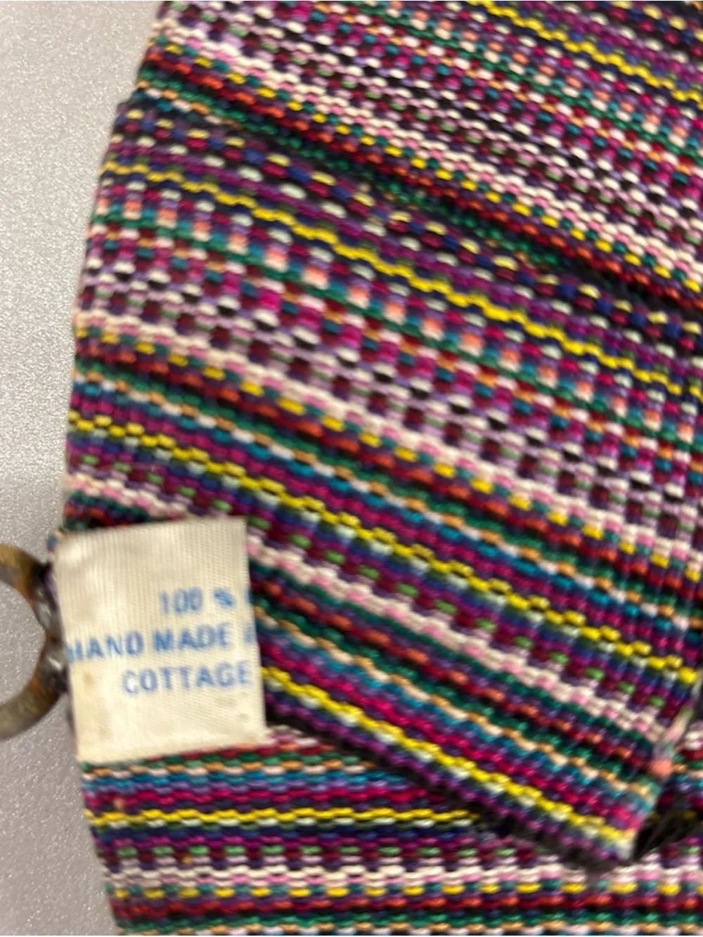 Vintage Handmade Guatemalan Worry Dolls Wreath FOLK ART Woven Cloth Tribal 11”
